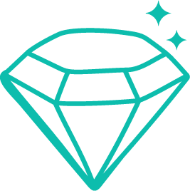 Diamond icon representing premium Hawaii corporate retreats for executives and leadership teams.